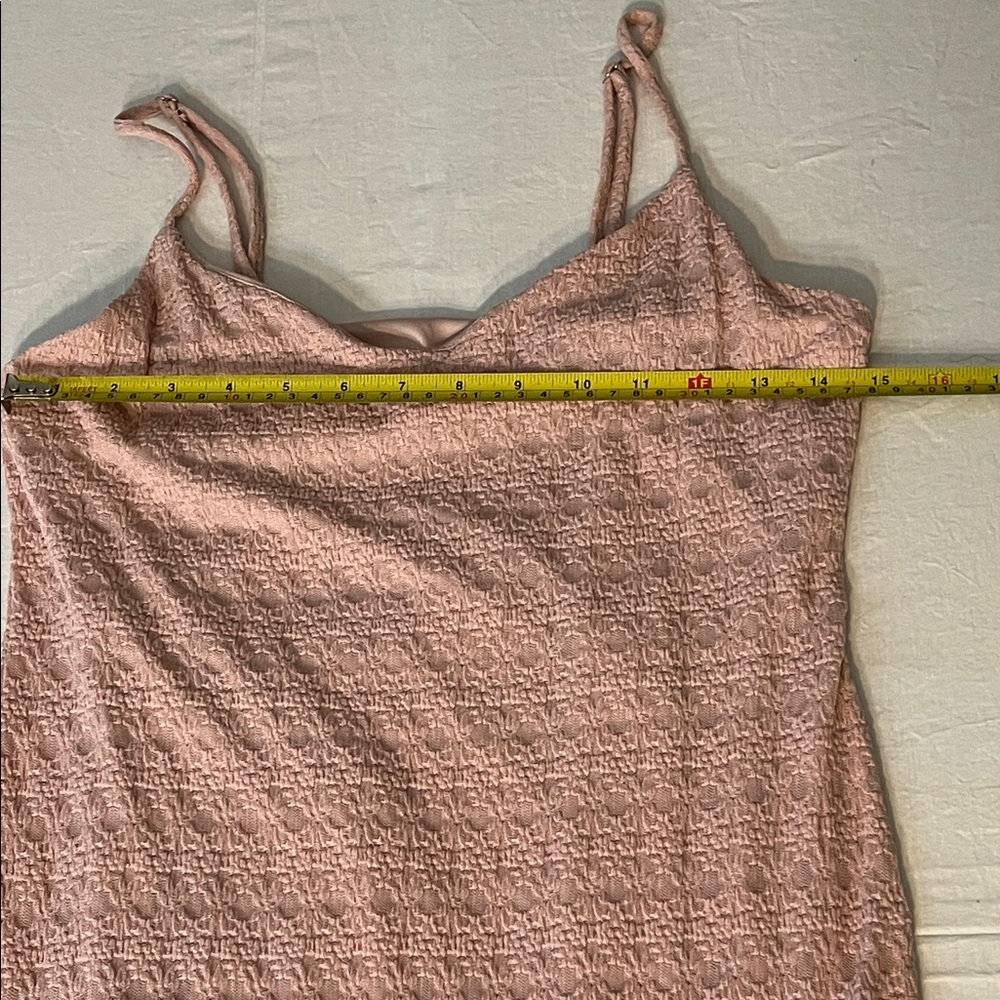 Chic Pink Lace Slip Dress - Picture 10 of 11